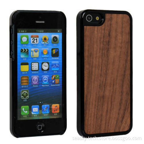 Wooden Case for iPhone 5, Easy to Install